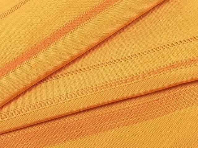 平和屋着物▽上質な紬 単衣 横縞 正絹 逸品 AABA7432fy