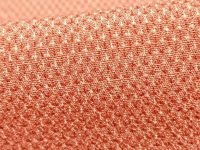 平和屋着物▽本塩沢 単衣 蚊絣 正絹 逸品 AABA7462fy