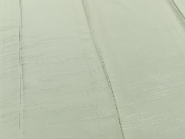 平和屋着物▽無地絵羽訪問着 単衣 霞地紋 薄雲鼠色 正絹 逸品 AABA7538fy