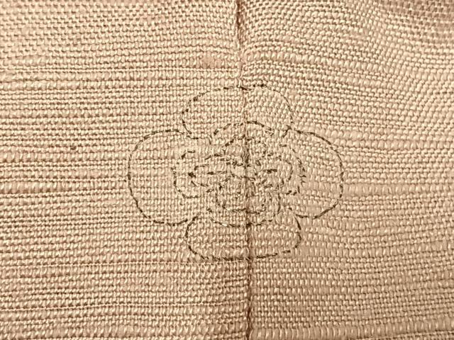 平和屋着物▽菅原工房 菅原結作 漢方染紬 単衣 色無地 一斤染色 反端付き 正絹 逸品 AABA7610fy