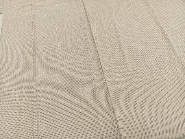 平和屋着物▽本塩沢 単衣 蚊絣 正絹 逸品 AABA7621fy