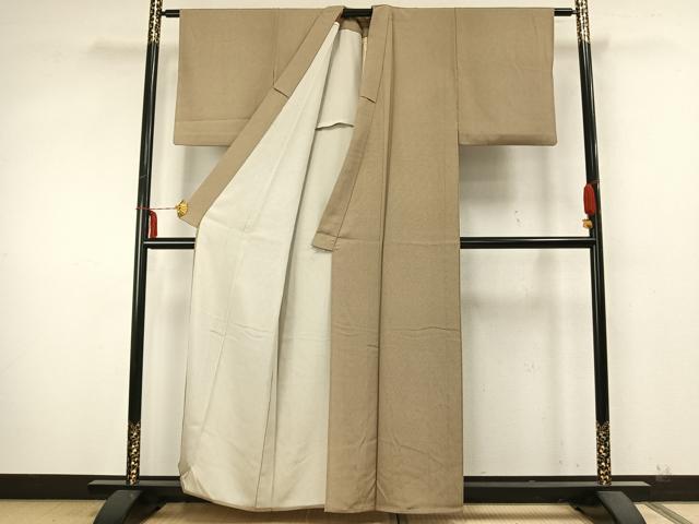 平和屋着物▽江戸小紋 単衣 作家物 立涌文 正絹 逸品 AABA7646fy