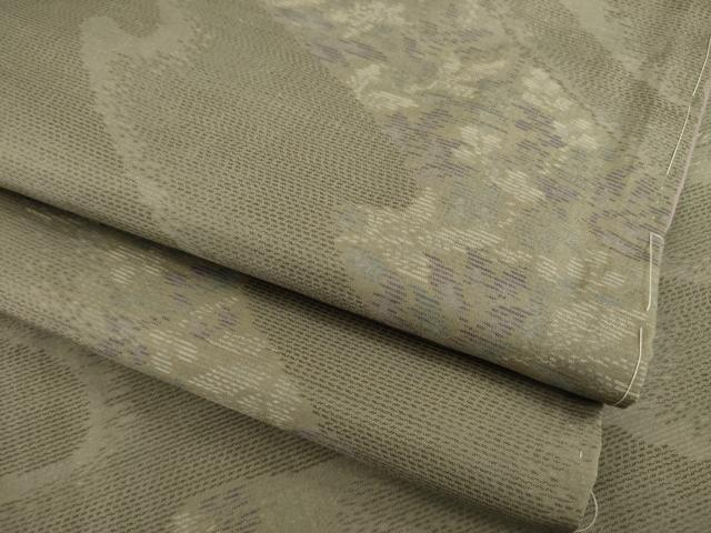 平和屋着物●本場大島紬 流水花文 正絹 逸品 AABA7931ck