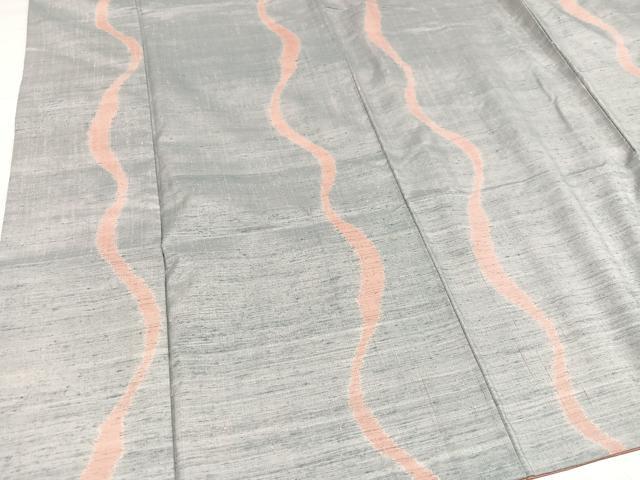 平和屋着物●上質な紬 間道 正絹 逸品 AABA8927ph