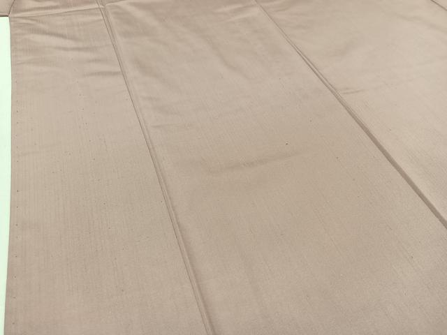 平和屋着物▽上質な紬 単衣 紅藤色 正絹 逸品 AABA9132jh
