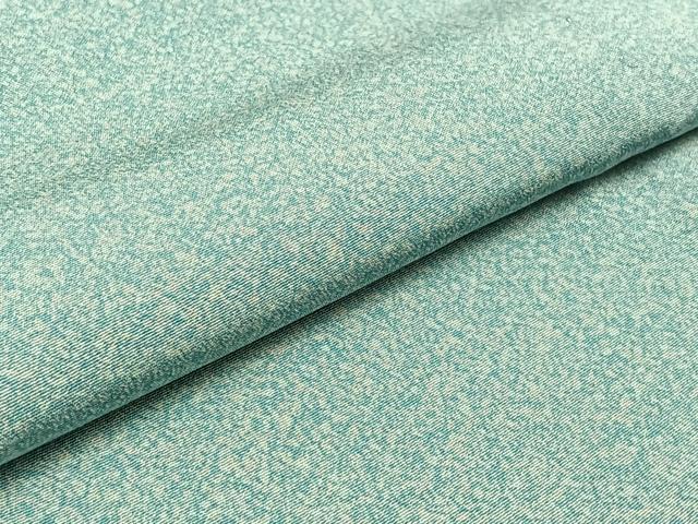 平和屋着物▽上質な小紋 単衣 作家物 霞文 正絹 逸品 AABA9157jh