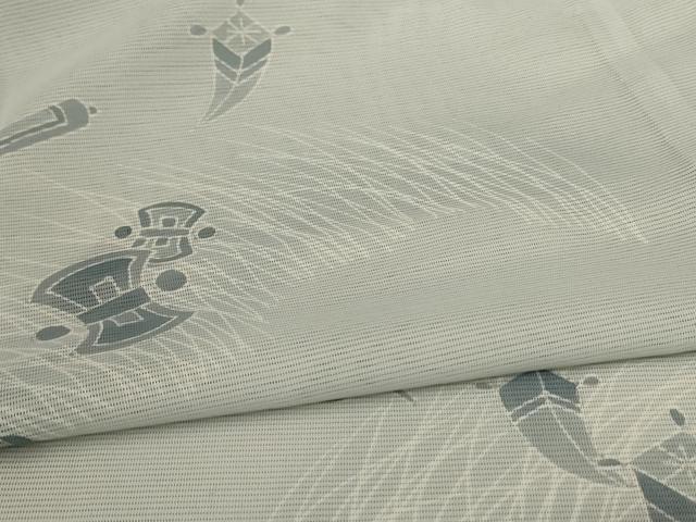 平和屋着物*夏物 訪問着 絽 宝尽くし文 化繊 AABA9297jd