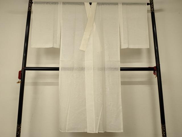 平和屋着物*夏物 長襦袢 流水紋紗 象牙色 正絹 逸品 AABA9311jd