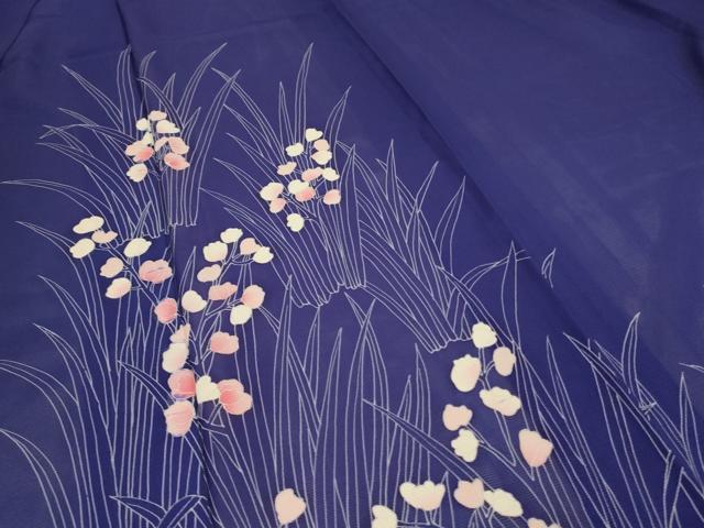 平和屋着物*夏物 訪問着 絽 草花文 正絹 逸品 AABA9334jd