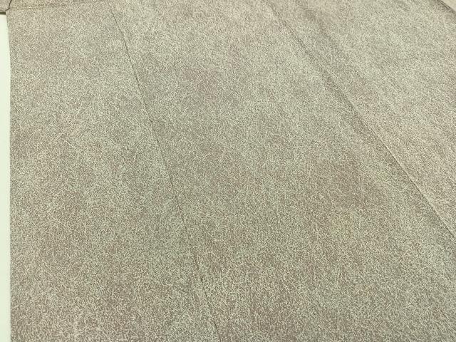 平和屋着物▽上質な小紋 単衣 霞文 反端付き 正絹 逸品 AABA9543jh
