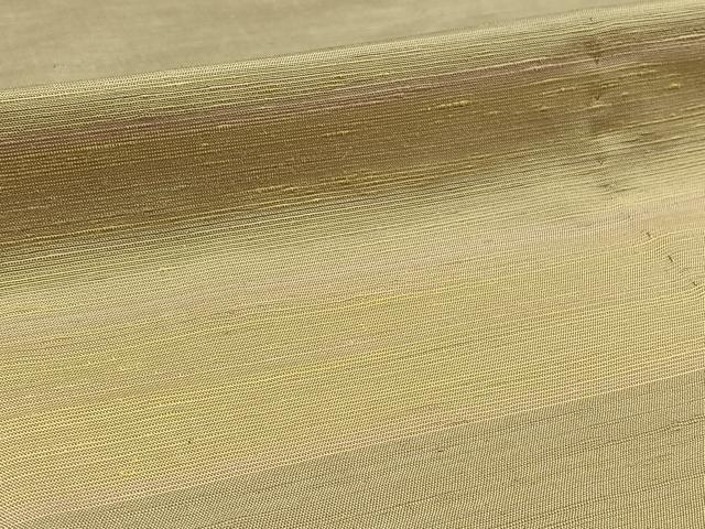 平和屋着物▽紅花紬 米沢 単衣 横段文 正絹 逸品 AABA9563jh