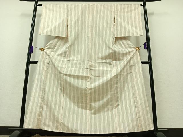 平和屋着物▽本場大島紬 単衣 矢絣文 正絹 逸品 AABA9600jh