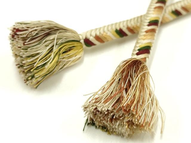 平和屋着物●極上 有職組紐道明 帯締め 奈良組 宮内庁御用 国立博物館御用 東京芸術大学御用 逸品 AABA9848ay