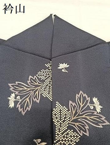 平和屋着物●上質な小紋 舞花文 正絹 逸品 AABB0092zg