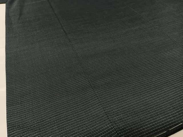 平和屋着物●男性 紬 アンサンブル 亀甲文様 正絹 逸品 未使用 AABB0162zg