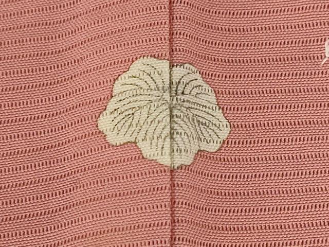 平和屋着物*夏物 色無地 絽 薄紅色 正絹 逸品 未使用 AABB0511st
