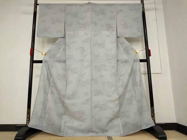 平和屋着物*夏物 紗紬 辻が花 正絹 逸品 AABB0577st