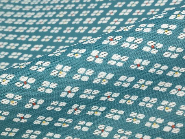 平和屋着物*夏物 小紋 絽 花菱尽くし 洗える着物 AABB0591st