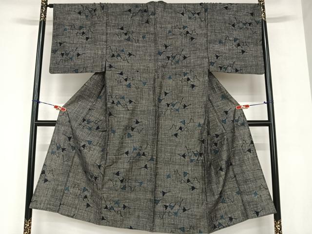 平和屋着物▽男性 単衣 紬 飛鳥文 正絹 逸品 AABB1360np