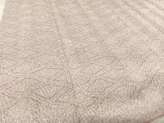平和屋着物●名門 藤娘きぬたや・杢目絞り 小紋 正絹 逸品 AABB1385np