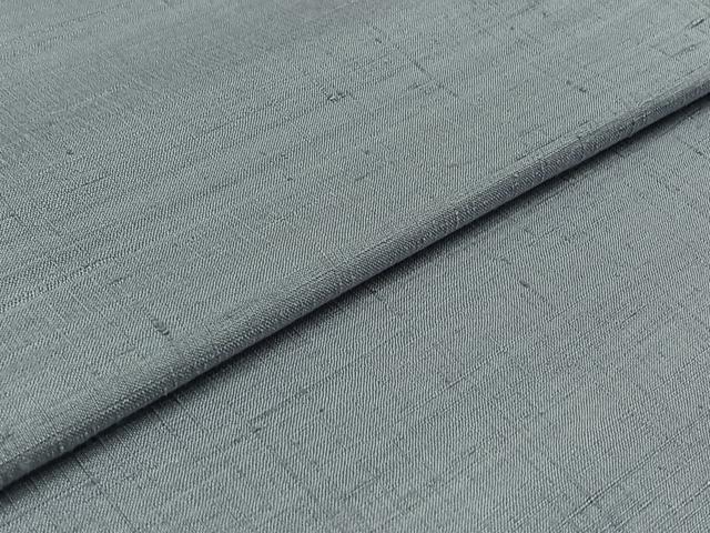 平和屋着物▽上質な紬 単衣 藤鼠色 正絹 逸品 AABB1427jh