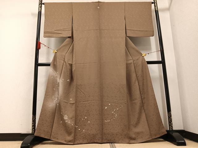 平和屋着物●訪問着 雪輪宝尽くし 暈し染め 金彩 正絹 逸品 AABB1476ph