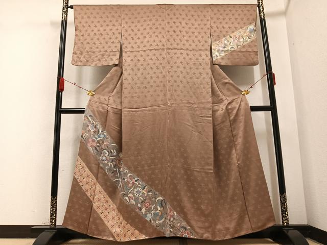 平和屋着物●訪問着 花蝶文 金彩 正絹 逸品 AABB1497ph