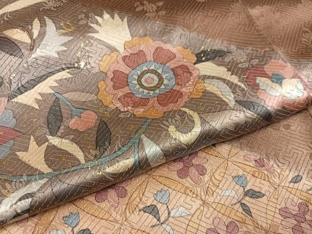 平和屋着物●訪問着 花蝶文 金彩 正絹 逸品 AABB1497ph