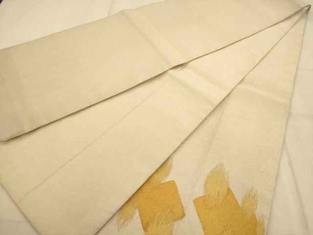 平和屋着物◎綴れ 太鼓柄袋帯 箔散らし 金銀糸 正絹 逸品 AABB1525dt