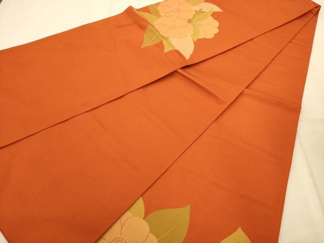 平和屋着物◎六通柄袋帯 草花文 正絹 逸品 AABB1544dt