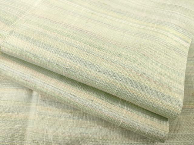 平和屋着物●紅花紬 米沢 霞文 やまと誂製 ロング丈 正絹 逸品 AABB1965ck