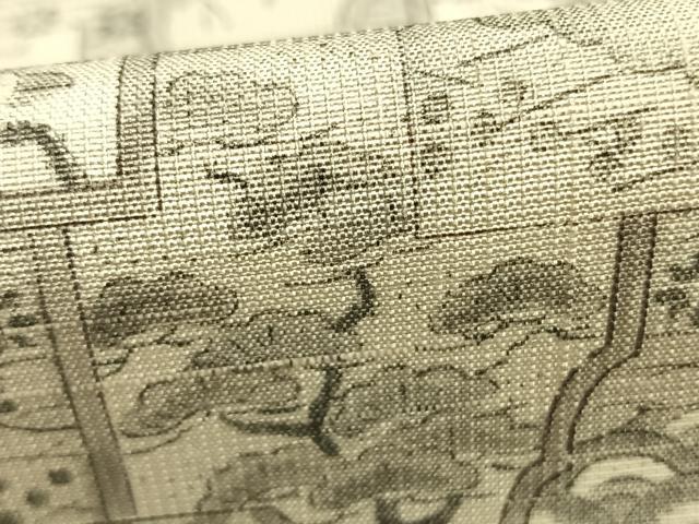 平和屋着物▽上質な紬 単衣 色紙重ね花文 正絹 逸品 AABB2135fy