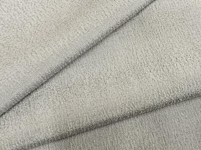 平和屋着物▽上質な色無地 単衣 暁鼠色 正絹 逸品 AABB2164fy
