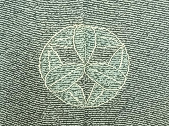 平和屋着物▽本加賀友禅作家 柿本市郎 訪問着 単衣 南天文 正絹 逸品 AABB2236fy