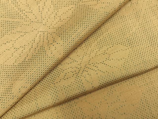 平和屋着物▽上質な紬 単衣 舞蝶文 正絹 逸品 AABB2255fy
