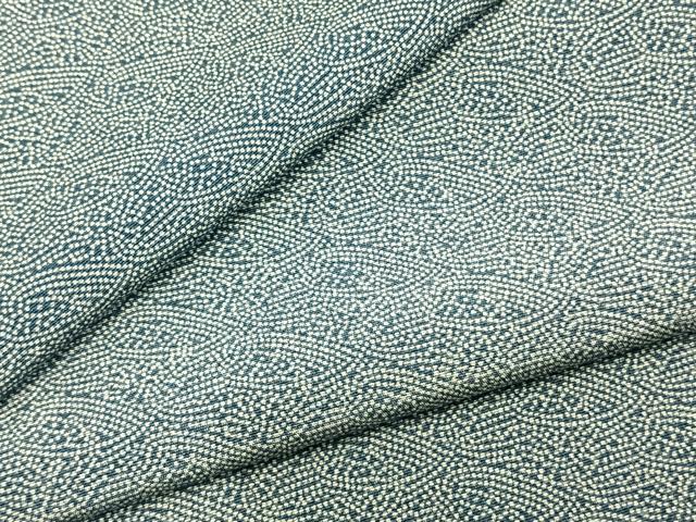 平和屋着物▽江戸小紋 単衣 草花文 正絹 逸品 AABB2263fy