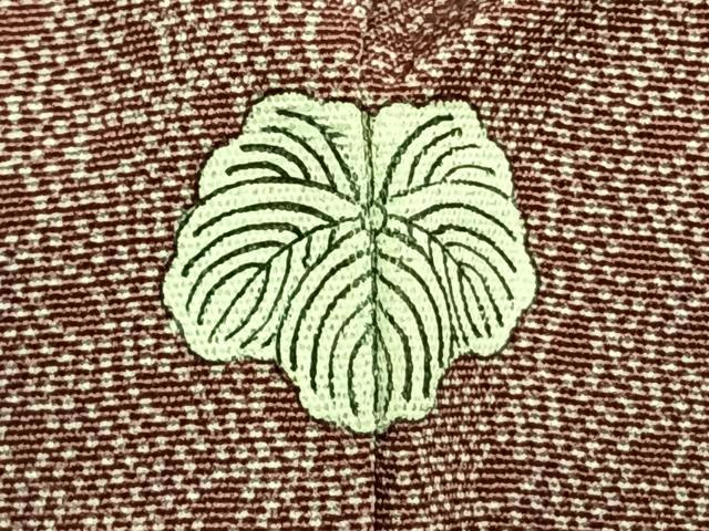 平和屋着物▽江戸小紋 単衣 作家物 花尽くし 正絹 逸品 AABB2312fy