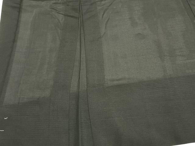 平和屋着物▽男性 黒紋付 長羽織 スリーシーズン 春夏秋 塵除け 正絹 逸品 AABB2360fy