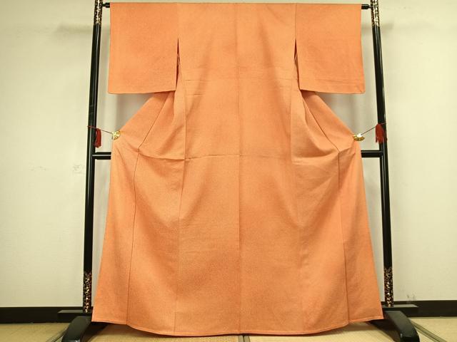 平和屋着物▽上質な小紋 単衣 霞文 正絹 逸品 AABB2411fy