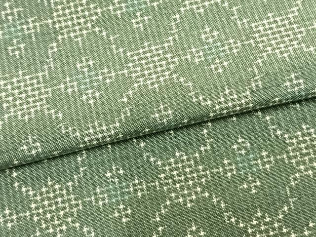 平和屋着物▽本場大島紬 単衣 幾何学花文 正絹 逸品 AABB2438fy