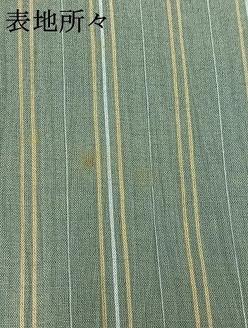 平和屋着物▽男性 単衣 縞 正絹 逸品 AABB2479jh