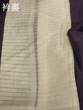 平和屋着物*夏物 小紋 紗 雲重ね文 正絹 逸品 AABB2496jd