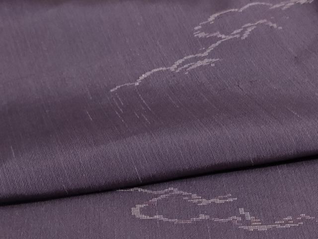 平和屋着物*夏物 小紋 紗 雲重ね文 正絹 逸品 AABB2496jd