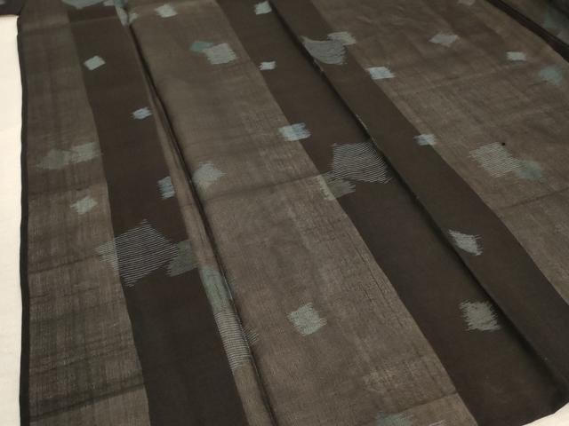 平和屋着物*夏物 紗紬 箔散らし文様 正絹 逸品 AABB2499jd