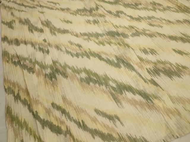 平和屋着物*夏物 小千谷ちぢみ 霞文 麻 逸品 未使用 AABB2504jd