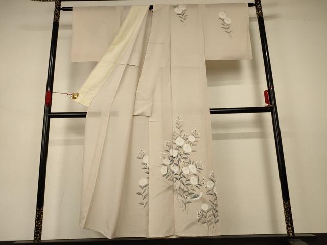 平和屋着物*夏物 訪問着 絽 手描き 花鳥文 正絹 逸品 AABB2512jd