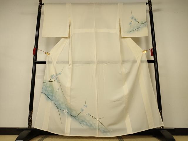 平和屋着物*夏物 訪問着 絽 枝花文 暈し染め 正絹 逸品 AABB2519jd