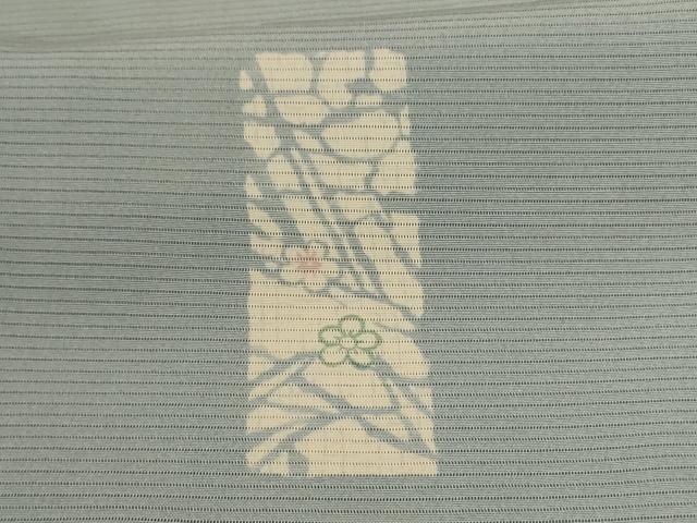 平和屋着物*夏物 小紋 絽 短冊花文 正絹 逸品 AABB2582jd