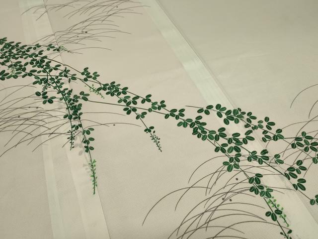 平和屋着物*夏物 訪問着 絽 萩芝文 洗える着物 AABB2586jd