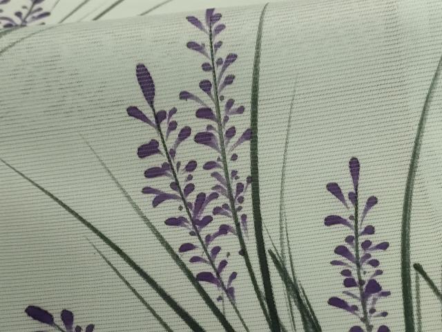 平和屋着物*夏物 洗える最高級着物 <英>はなぶさ謹製 訪問着 絽 草花文 AABB2593jd